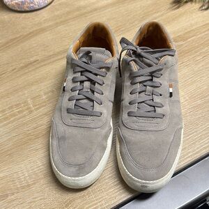 Holden Beach Sneaker (Pewter Suede) Men's Shoes